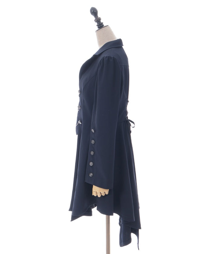 Swallowtail Design Long Jacket