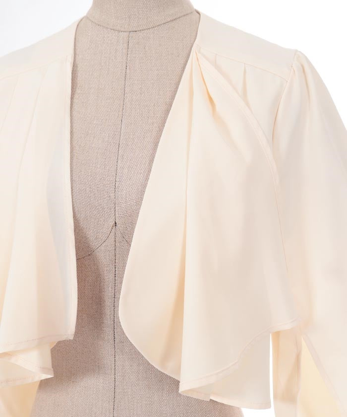 Long Sleeve Faux Leather Bolero Jacket – Popilush®