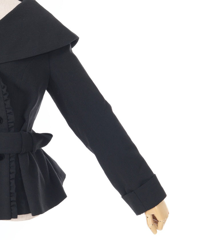 Sailor Collar Flare Jacket T-Shirt