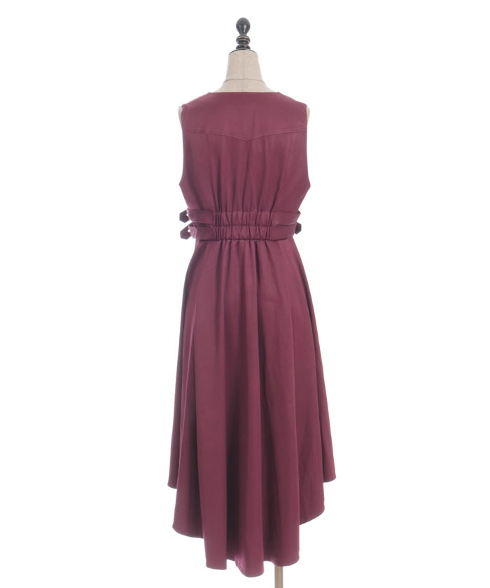 Belt Design Long Vest