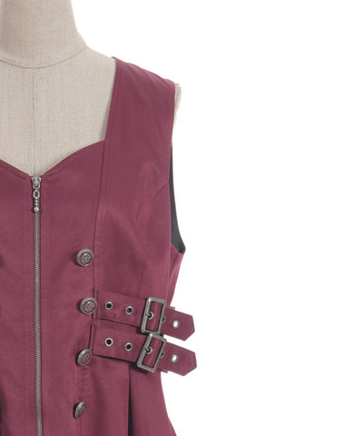 Belt Design Long Vest