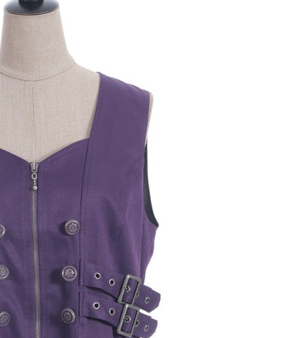 Belt Design Long Vest