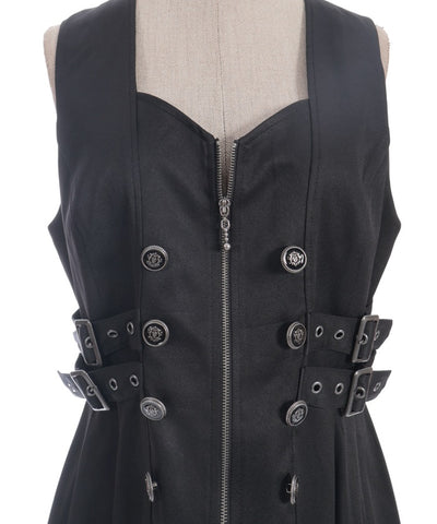 Belt Design Long Vest