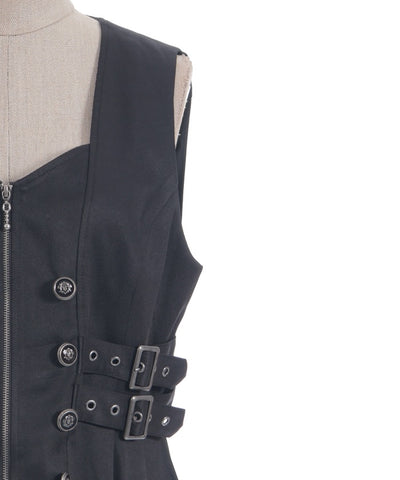 Belt Design Long Vest