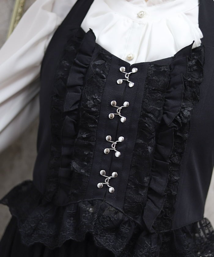 Corset Style Frill Bustier