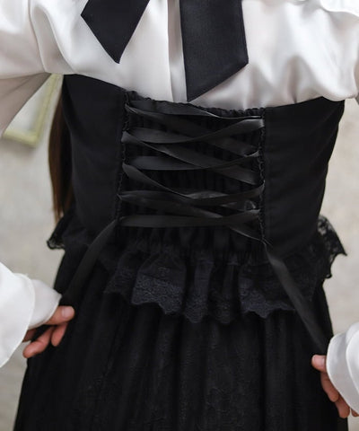 Corset Style Frill Bustier