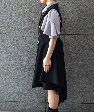Swallowtail Design Long Vest