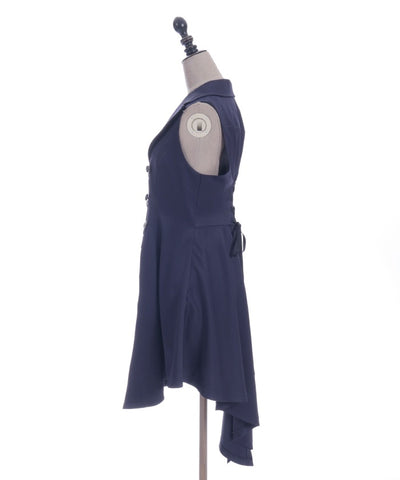Swallowtail Design Long Vest