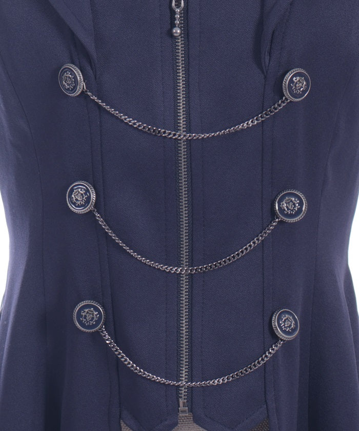 Swallowtail Design Long Vest