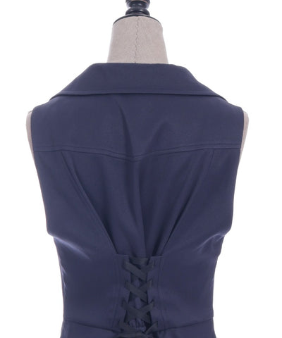 Swallowtail Design Long Vest