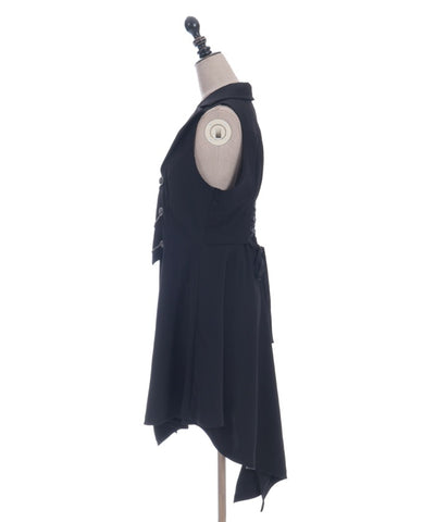 Swallowtail Design Long Vest