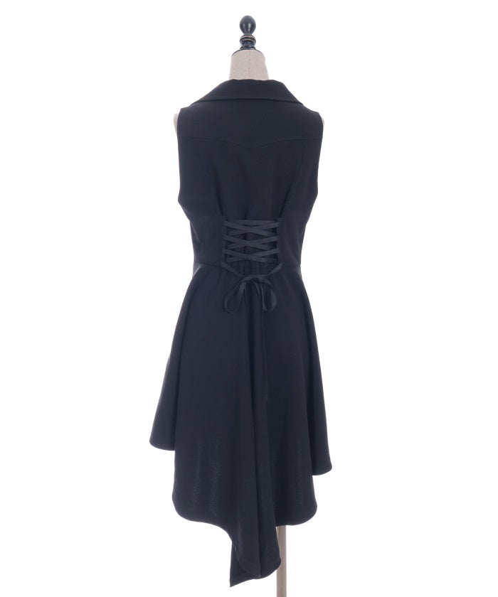 Swallowtail Design Long Vest