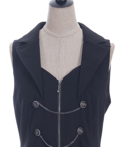 Swallowtail Design Long Vest