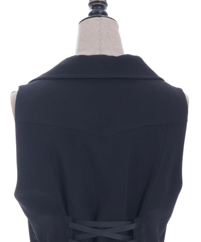 Swallowtail Design Long Vest