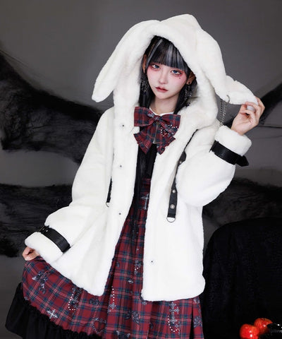 Bunny Ears Fur Coat