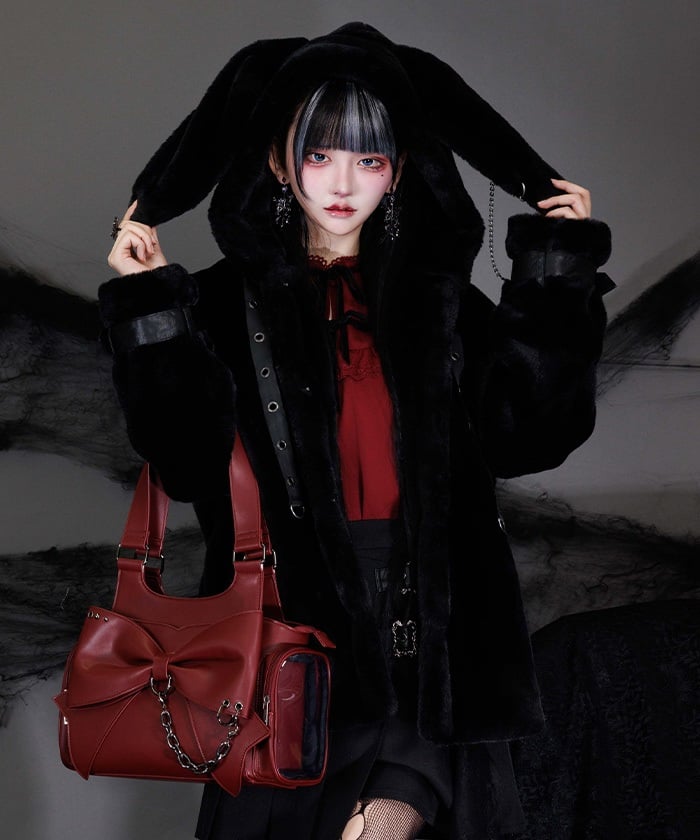 Bunny Ears Fur Coat