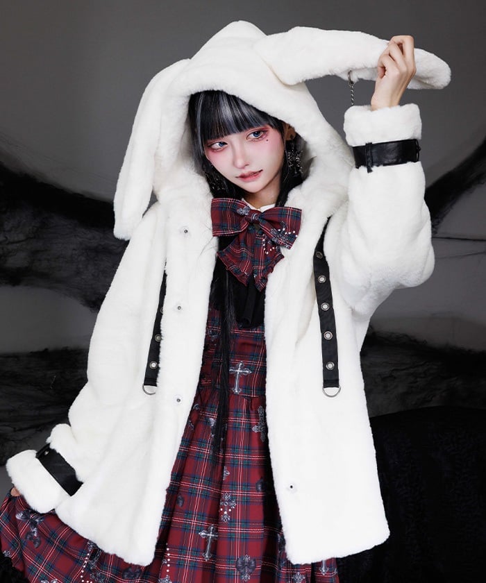Bunny Ears Fur Coat