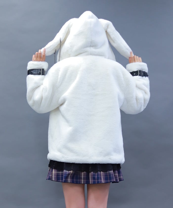 Bunny Ears Fur Coat