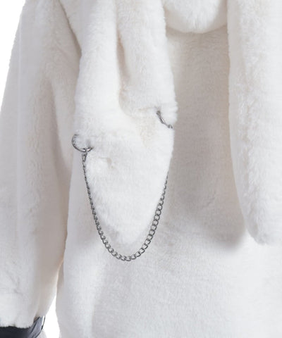 Bunny Ears Fur Coat
