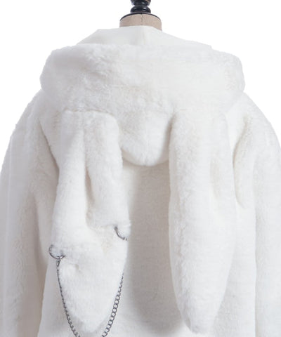 Bunny Ears Fur Coat