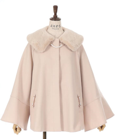 Wool-Like Flare Sleeve Coat