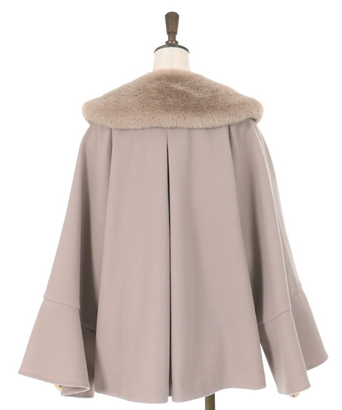 Wool-Like Flare Sleeve Coat