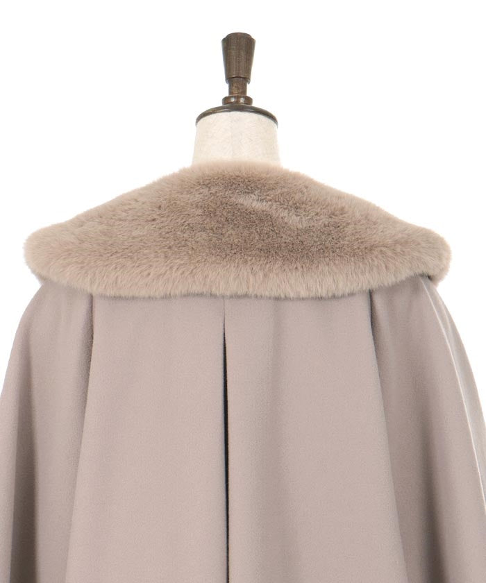 Wool-Like Flare Sleeve Coat