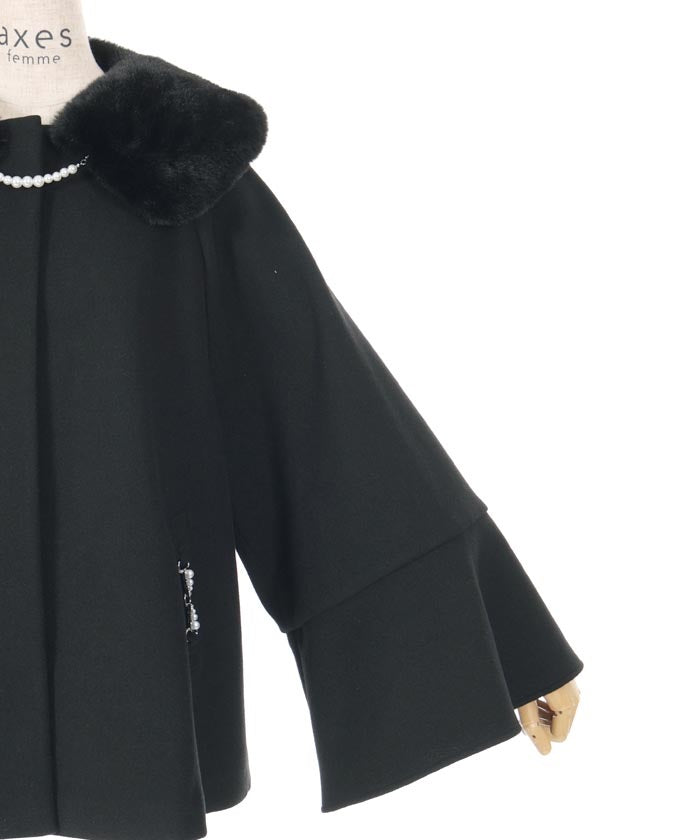 Wool-Like Flare Sleeve Coat