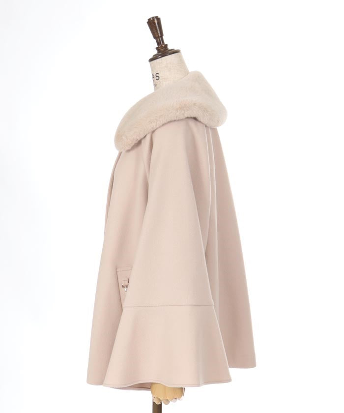 Wool-Like Flare Sleeve Coat