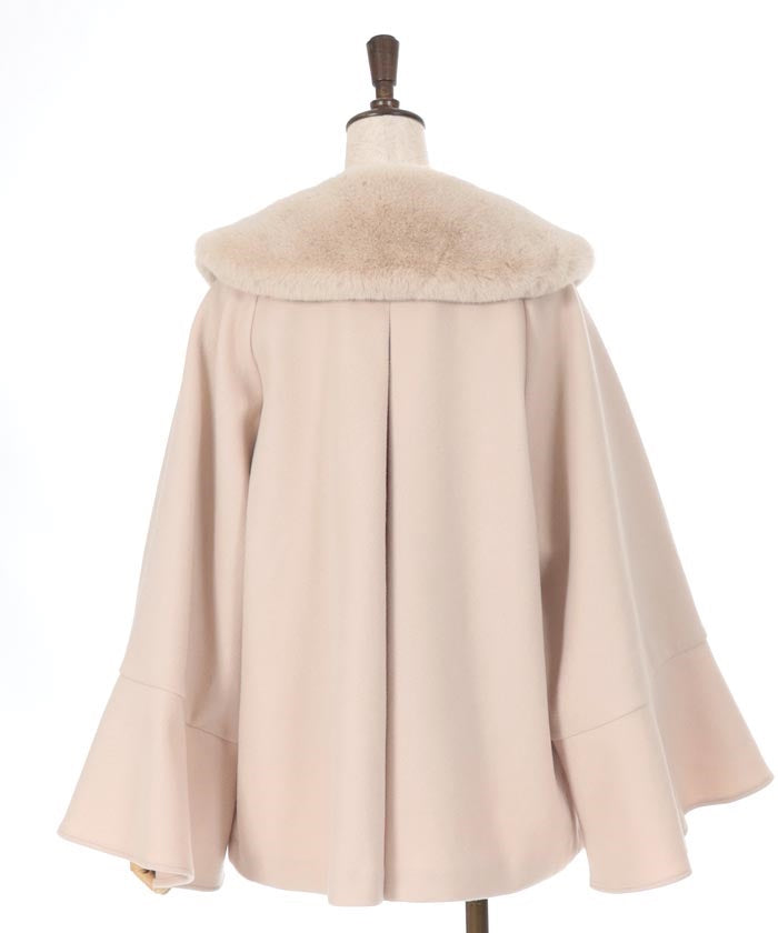 Wool-Like Flare Sleeve Coat