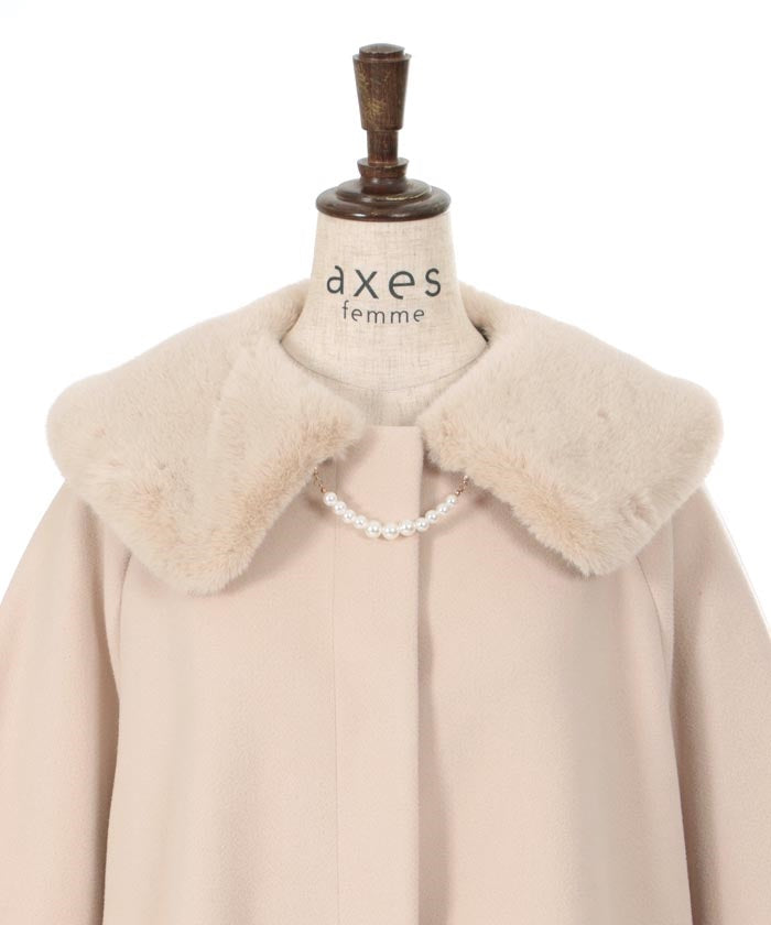 Wool-Like Flare Sleeve Coat