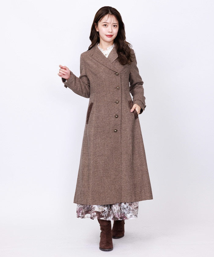 Double Breasted Tailored Collar Coat