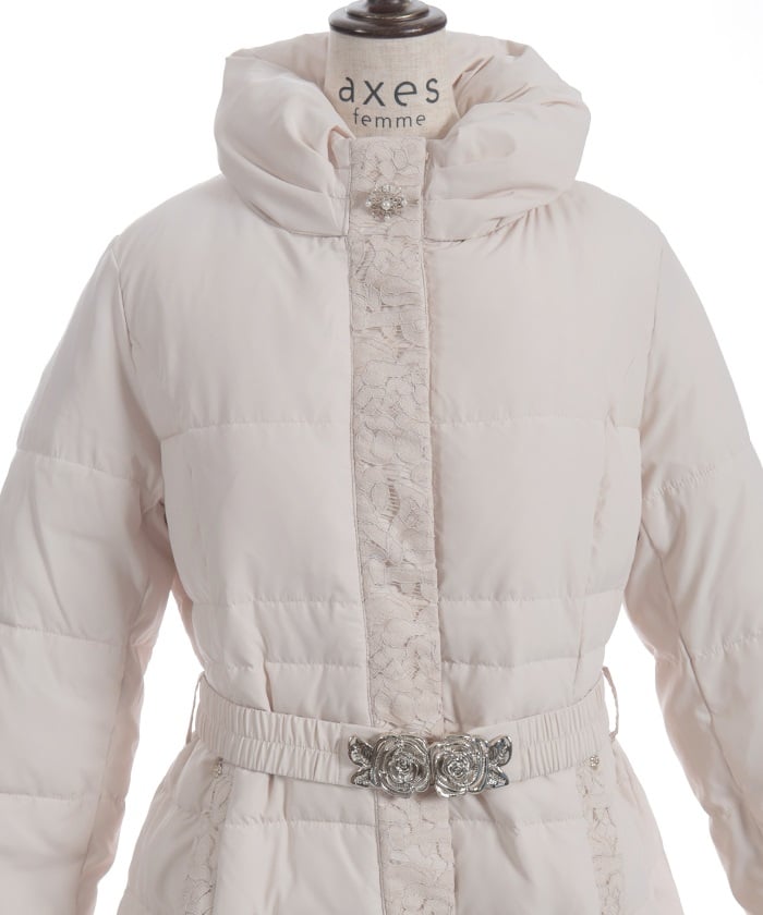 Shaping Panel Long Down Coat