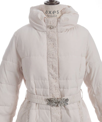 Shaping Panel Long Down Coat