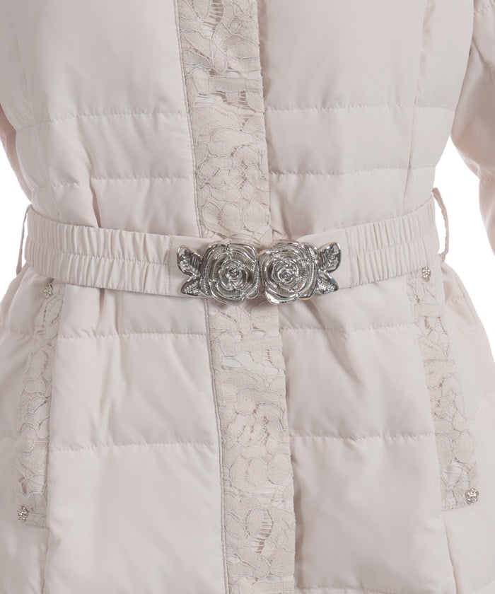 Shaping Panel Long Down Coat