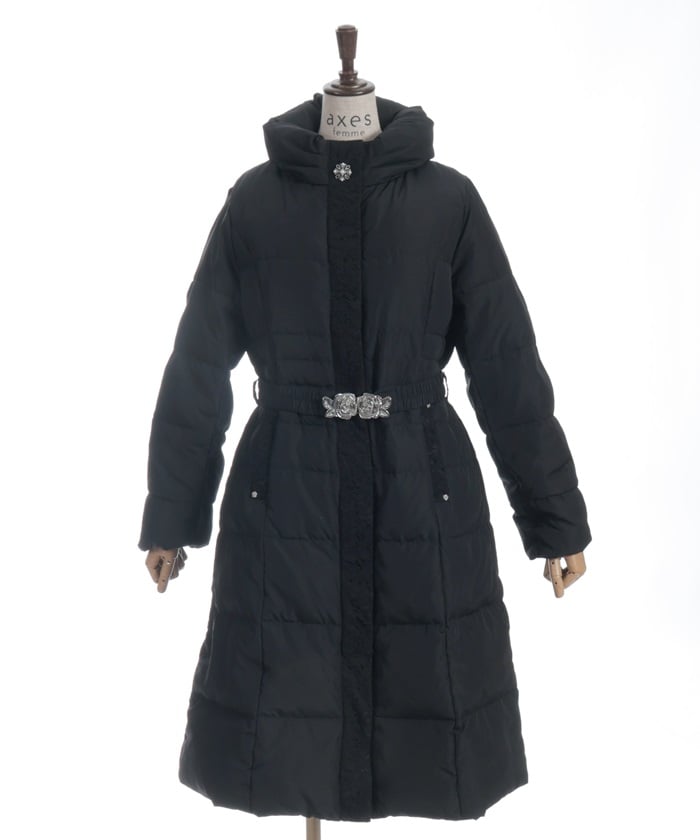 Shaping Panel Long Down Coat