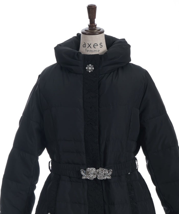 Shaping Panel Long Down Coat