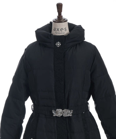 Shaping Panel Long Down Coat