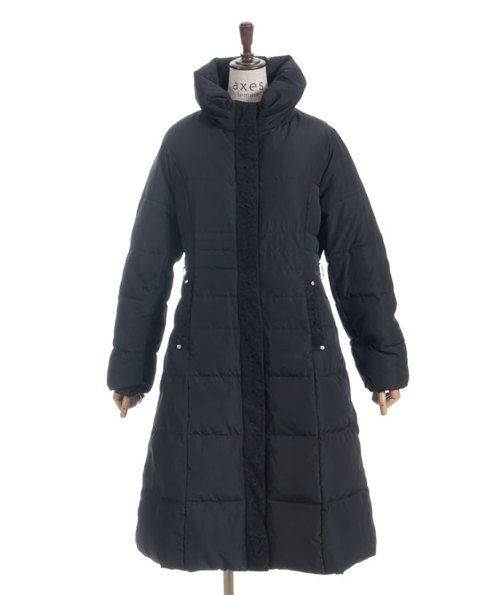 Shaping Panel Long Down Coat