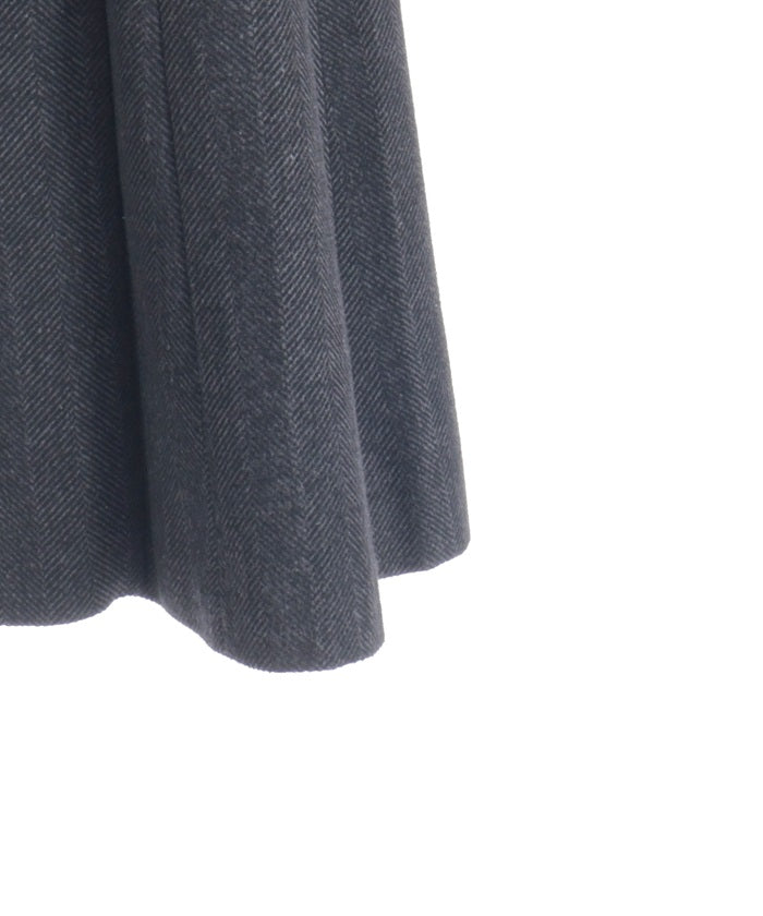 2-Way Collar Long Coat