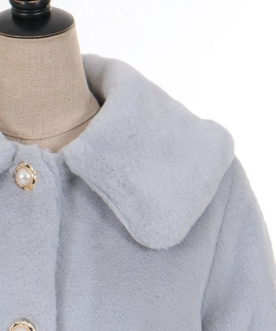 Ribbon Pocket Fur Coat