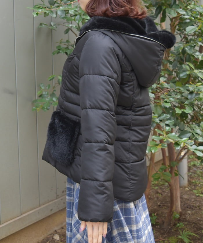 Mid-Length Padded Down Coat