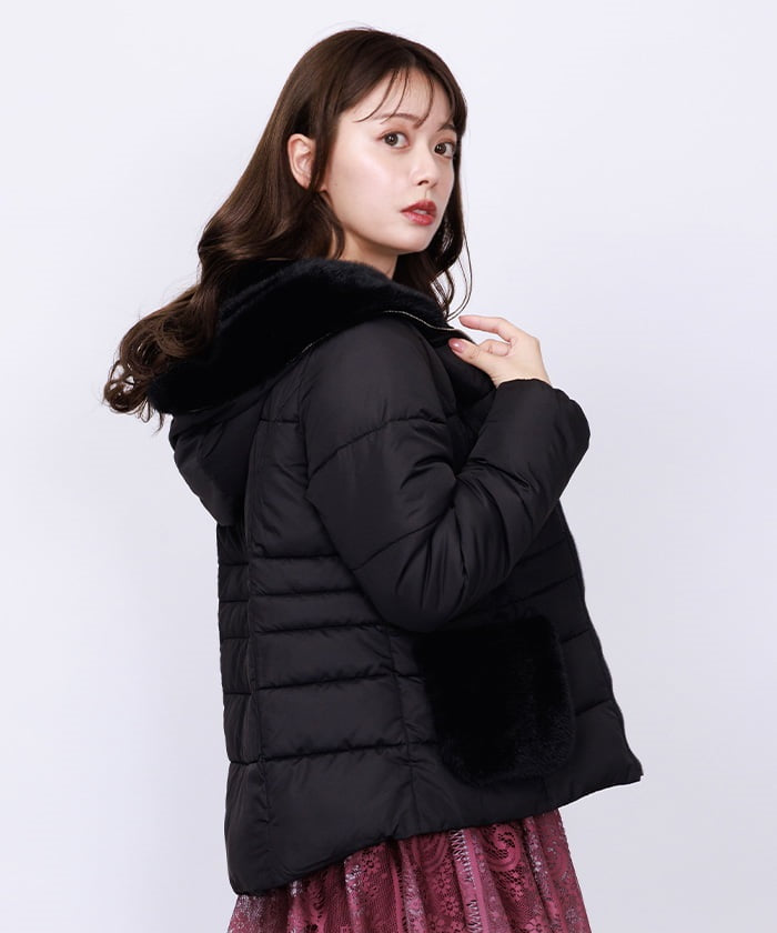 Mid-Length Padded Down Coat