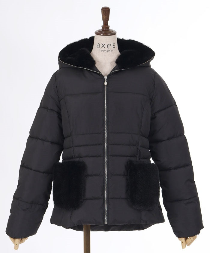 Mid-Length Padded Down Coat