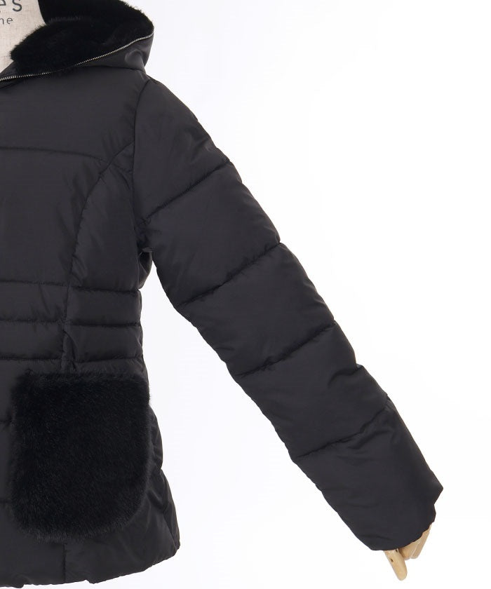 Mid-Length Padded Down Coat