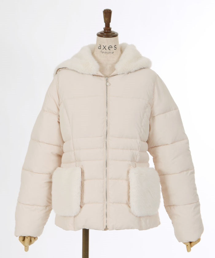 Mid-Length Padded Down Coat