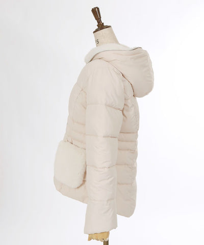 Mid-Length Padded Down Coat