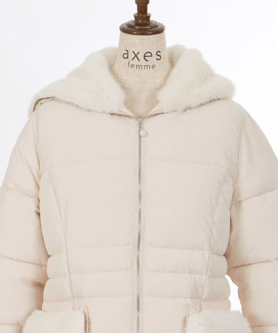 Mid-Length Padded Down Coat