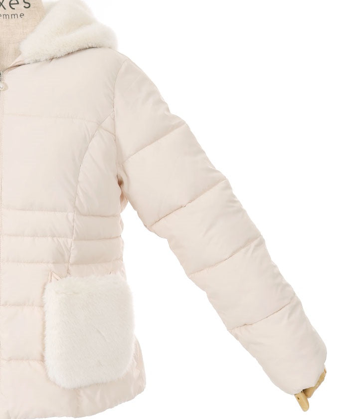 Mid-Length Padded Down Coat