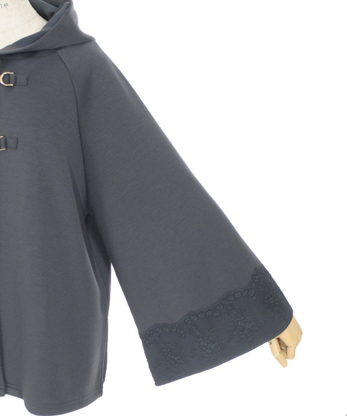 Double Knit Poncho – axes femme from JAPAN